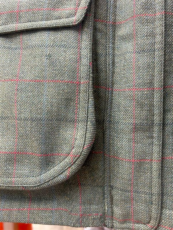 Tweed jacket after invisible mending, view 2